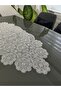 French Lace Luxury Tulle Guipure Chic Single Runner 40X110 cm - 2