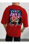 Life Hurry Printed Oversize Men's T-shirt Casual Boyfirend
