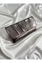 Holly Model Wedding Engagement Evening Dress Bag Clutch Bag Platinum - 3