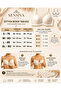 Bra with Crossed Straps, Padded Satin, Comfortable Single Bra - 2