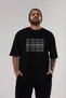 Eat Your Protein Oversize Front Printed Black T-Shirt 100% Cotton Streetwear Premium Comfortable Fit - 6