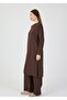 Women's Hijab Tunic Pants Comfortable 100% Cotton 2-Piece Top and Bottom Set - 3