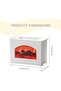 Fire Mist Humidifier, 270ml USB Fireplace Flame Aromatherapy Diffuser, Ultrasonic Cool Mist - 6