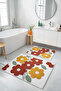 Digital Printed Non-Slip Washable Double Bath Mat Bathroom Rug 40X60 + 60X100Cm - 3