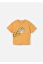 Baby Boy Giraffe Printed T-Shirt Yellow 1009