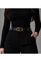 Transparent Women's Belt with Metal Buckle Pvc Waist Belt for Daily and Stylish Use