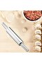 Stainless Steel Rolling Pin for Baking – Non Stick Dough Roller with Smooth Surface, Heavy Duty Metal Rolling Pin