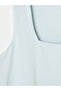 Blue Plus Size Women's Tank Top - 3