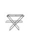 27M Metal Cloth Dryer stand (180X55X92CM) - 2