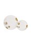 33 Piece Opalware Dinner Set DC3709 Includes Oval Plate, Dinner and Flat Plates, Salad Bowls and Soup Spoons - 3