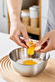 3Pcs Korean Style Mixing Bowl Set with Scale - Professional 304 Quality Stainless Steel - Lifetime Multi-Purpose Bowl - 6