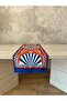 Napoli̇ Series, Cobalt Blue Fringed Suede Runner 40X140 cm - 3