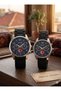 Spectrum Silicone Cord Dear Couple Wristwatches Watch Box Gifted
