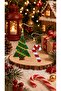 Miyuki Beads Handmade Candy Cane and Pine Tree Earrings New Year Christmas Noel - 3