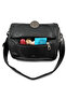 Imported Washed Leather Multi-Compartment Adjustable Strap Lined Daily Use Women's Shoulder - Crossbody Bag - 3