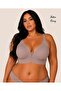 Intive Curvy Front Transparent Tulle Breathable Plus Size Seamless Bra (Xl-4Xl)
