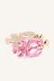 Women's Lobster Figured Pink Earrings H7418Axns - 2