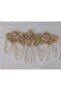 Handcrafted, Stone Embellished Evening Dress/Costume Applique - 8