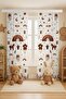 Desert Tale Patterned Children's Baby Room Background Curtain (Single Wing Pricing)