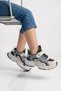 Beige-Black Velcro Lightweight Flexible Boys' Sports Shoes 22684 P - 2