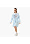 Round Neck Long Sleeves Dress with Lilo and Stitch Print - 2