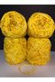 Yellow Viscose Cotton Bamboo, Butterfly Yarn Mix (Summer, Seasonal) Knitting Yarn 200Gr - 2