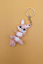 Fancy Tail Series Cute Rabbit Figured Movable Keychain (9cm) - Bag Ornament Charm - 3