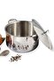 Platinum Triply Stainless Steel Biryani/Sauce Pot with Lid - 11 Liters, 30 cm