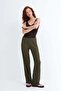 Elastic Waist Wide Leg Trousers Pn19734