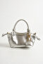 Hosea Model Charm Gift Silver (Silvery) Women's Hand and Shoulder Bag - 3