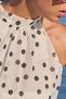 Women's Halter Neck Sleeveless Blouse - Polka Dot - 2