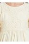 Teen Girls Lace Insert A-Line Dress - 3