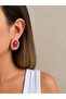 Vintage Gold Twisted Frame Women's Earrings