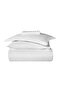 Always single 100% cotton satin duvet cover set white 80 thread (4 pieces) 160x220 white - 4