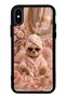 iPhone X - XS Pink Teddy Spa Design Glossy Phone Case