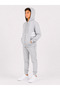 Boy's Cotton Hooded Collar Tracksuit Set 26101 - Gray Melange - 3