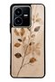 Vivo Y22S Glossy Phone Case with Autumn Minimal Leaf Design