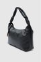 Piemo Women's Soft Textured Handbag and Shoulder Bag - Black - 6