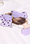 Polka Dot Bow Detailed Girls' Two-Piece Set - 26Y 0711 - 2