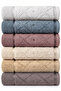 6-Piece Hand and Face Towel Set Partial Velvet Velvet Collection - 2