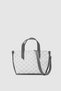 Oregon Jacquard Hand and Shoulder Crossbody Bag White - 3