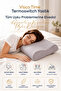 Visco Time Termoswitch Orthopedic Visco Pillow with Neck Support 50X32 cm - 4