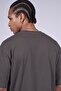 Men's Oversize T-Shirt Shark Hello Printed Smoked – Crew Neck, Comfortable Fit, 100% Cotton - 4