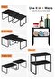 Cabinet Organizer Shelf Set of 2 Kitchen Counter Shelves Kitchen Storage Spice Rack Stackable Expandable - 5