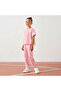 Crew Neck Short Sleeves T-shirt and Track Pants Set with Logo Print