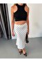 Women's Polka Dot Softtouch Modal Fabric High Waist Maxi Long Fish Skirt Hk9934 - 6