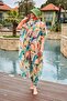 Lycra Powder Full Covered Hijab Swimsuit - 4-Piece Set M2470 - 3
