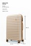 Vanille Orta Boy Valiz - 10663 - Gold - 3