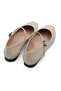 Women's Single Strap Oval Toe Cream Ballerinas - 5