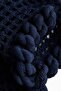 Rope-detail hole-knit cardigan - 6